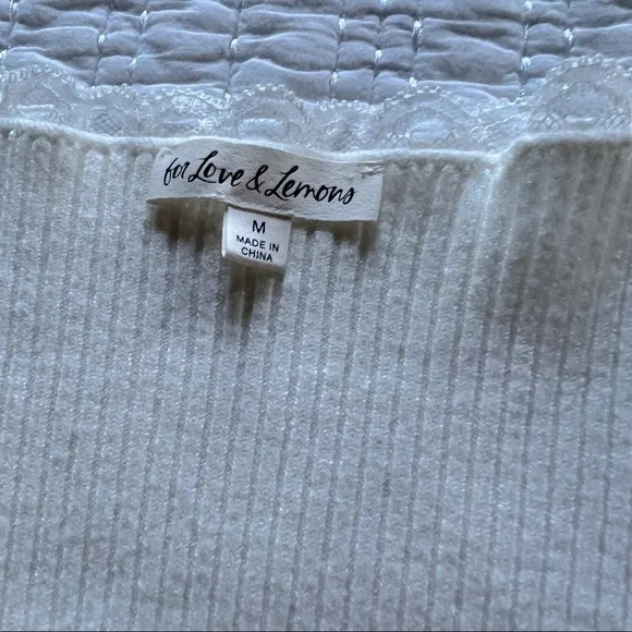 SOLD For love and lemons button cropped cardigan - Picture 8 of 10